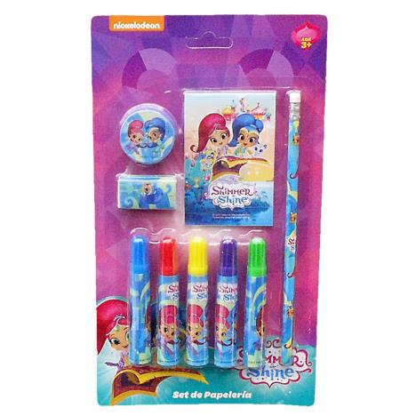 Shimmer & Shine 9 Piece Stationery Set £3.49